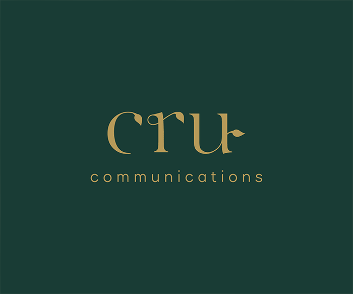 Cru Communications: Full Logotype in all colourways