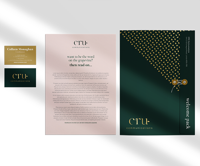 Cru Communications: Stationery