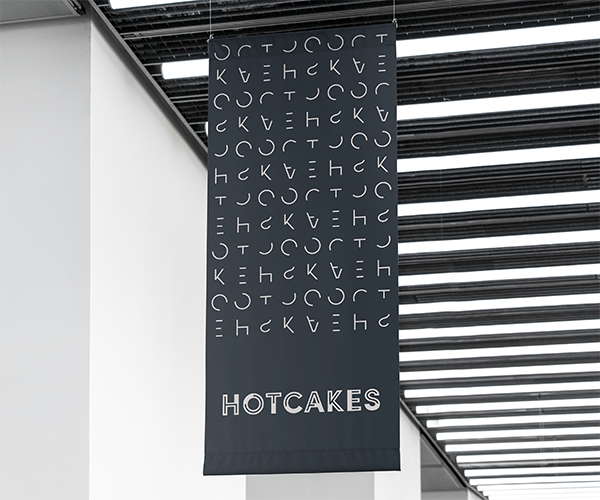 Hotcakes: Shown on exhibition flag