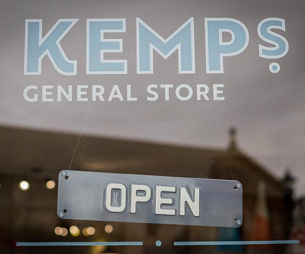 Kemps General Store: Door Logo
