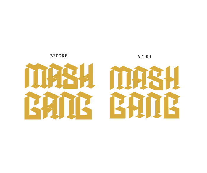 Mash Gang: Logo Improvement