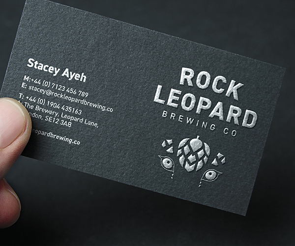 Rock Leopard Brewing Co: Business Card